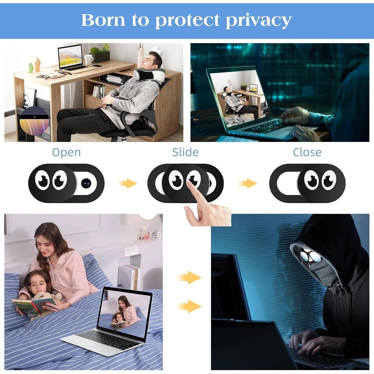 Cubierta de Cámara Panda Linda Asofelk 6PCS Ultra Fina