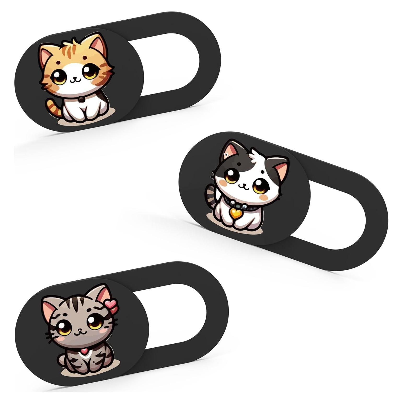 Cubierta Webcam Ultra Delgada Tsyfro - Paquete de 3