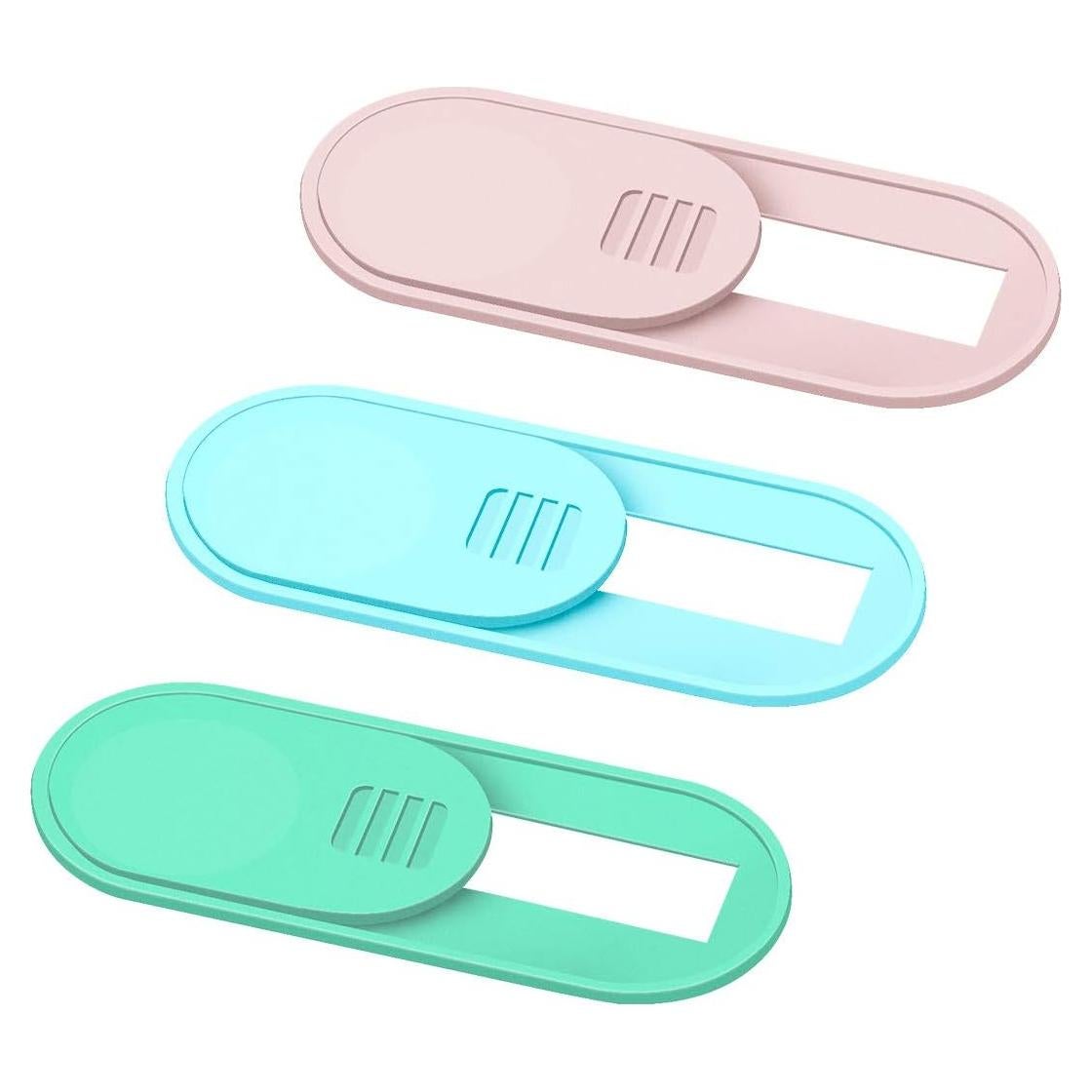 Cubierta de Webcam Deslizante HKDGYHON 3 Colores Protección Privacidad