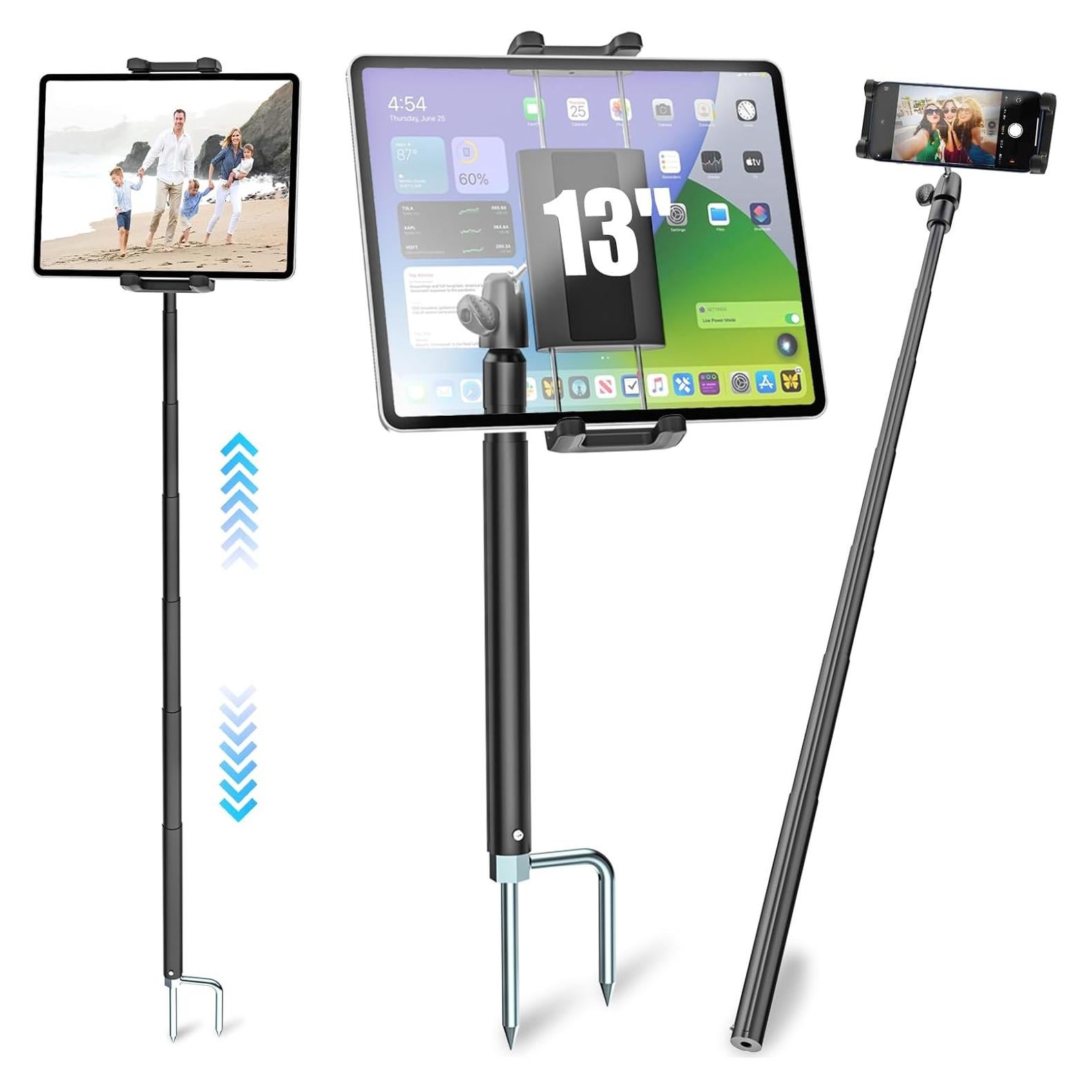 Trípode para Tablet Kolasels Monopod 0.68 kg Ajustable 6 Segmentos