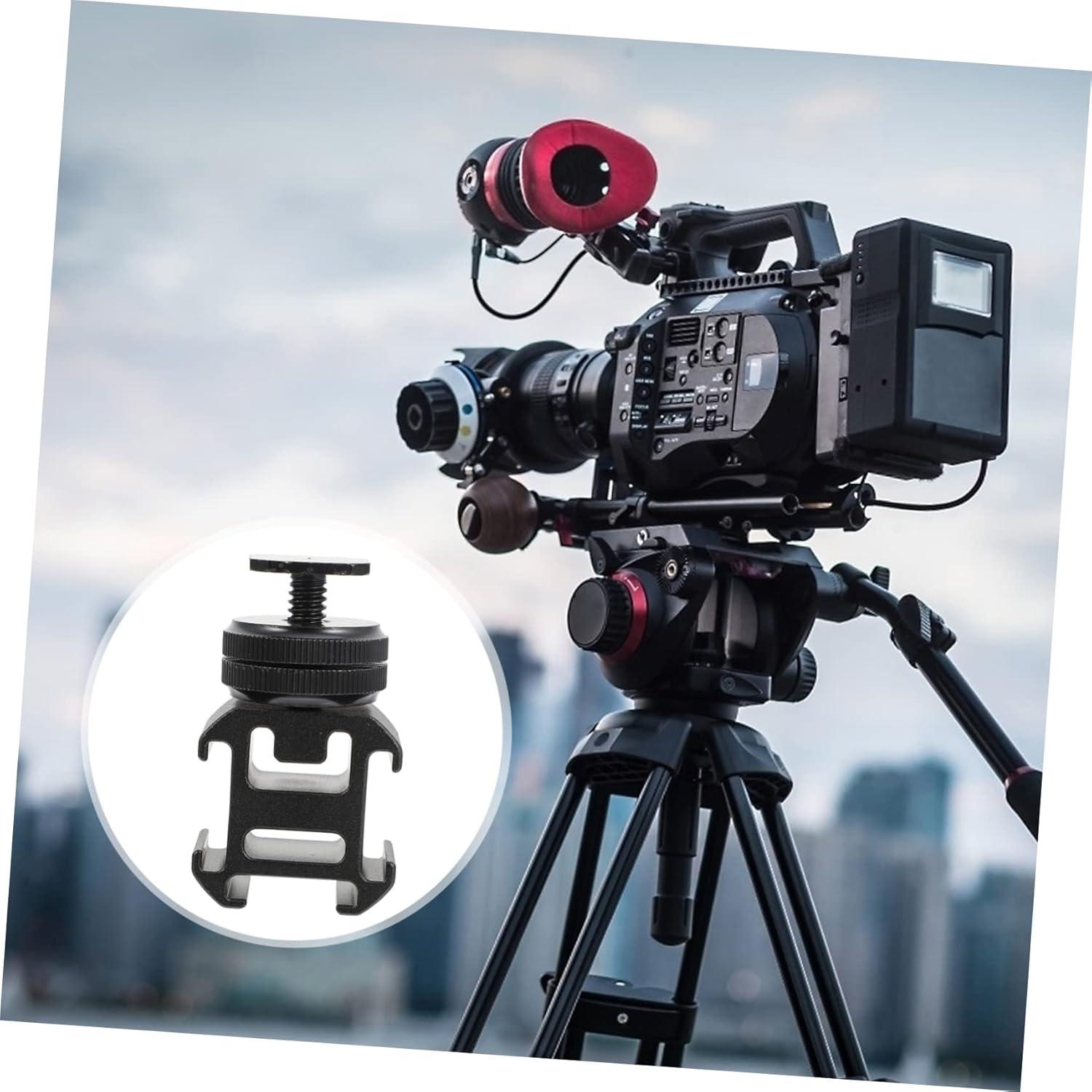 Adaptador de Zapata Fría Jojofuny para Cámara y Micrófonos