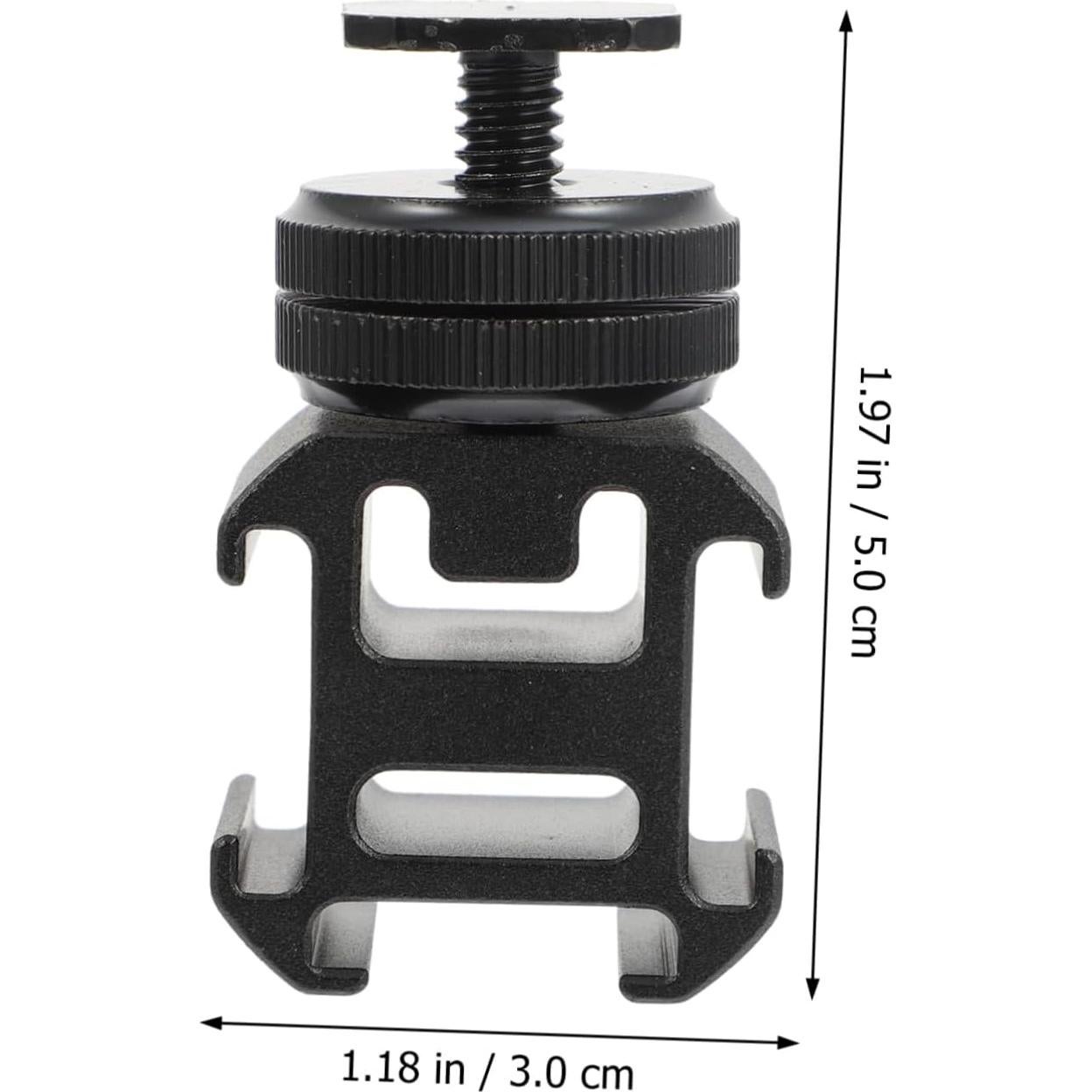 Adaptador de Zapata Fría Jojofuny para Cámara y Micrófonos