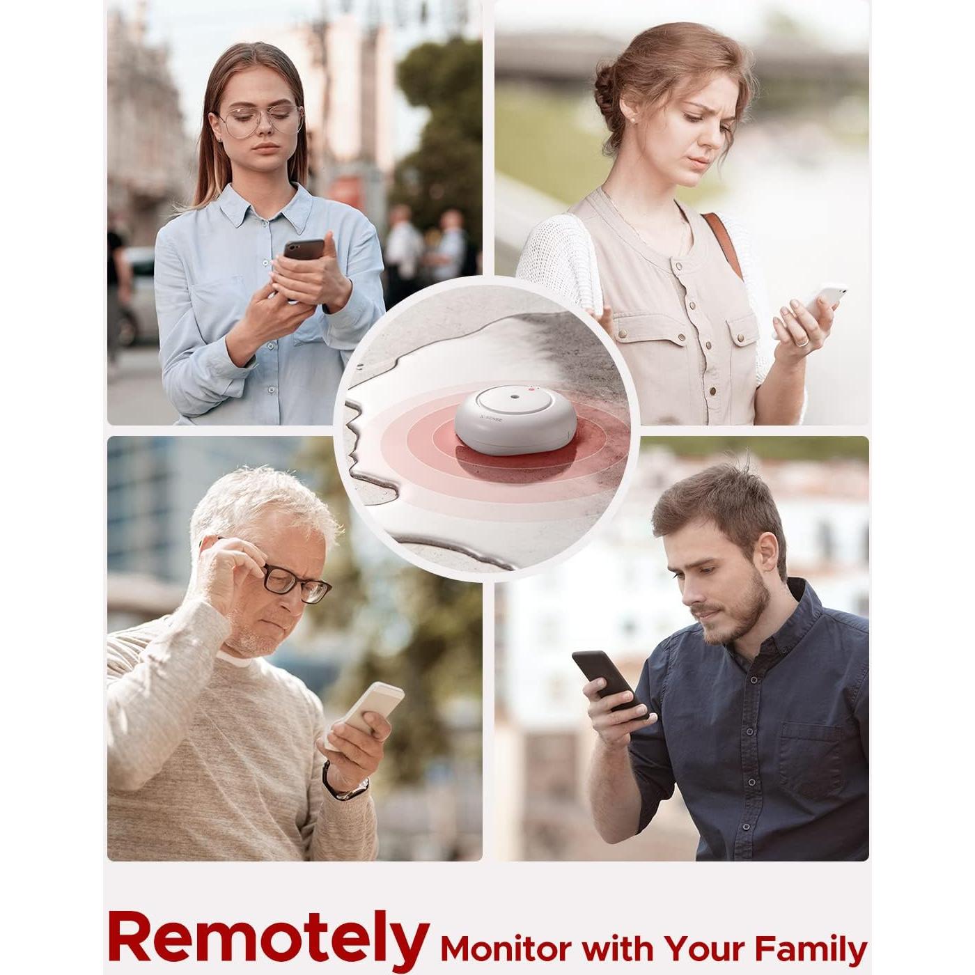 Detector de Fugas de Agua Wi-Fi X-Sense SWS54, 3 Sensores