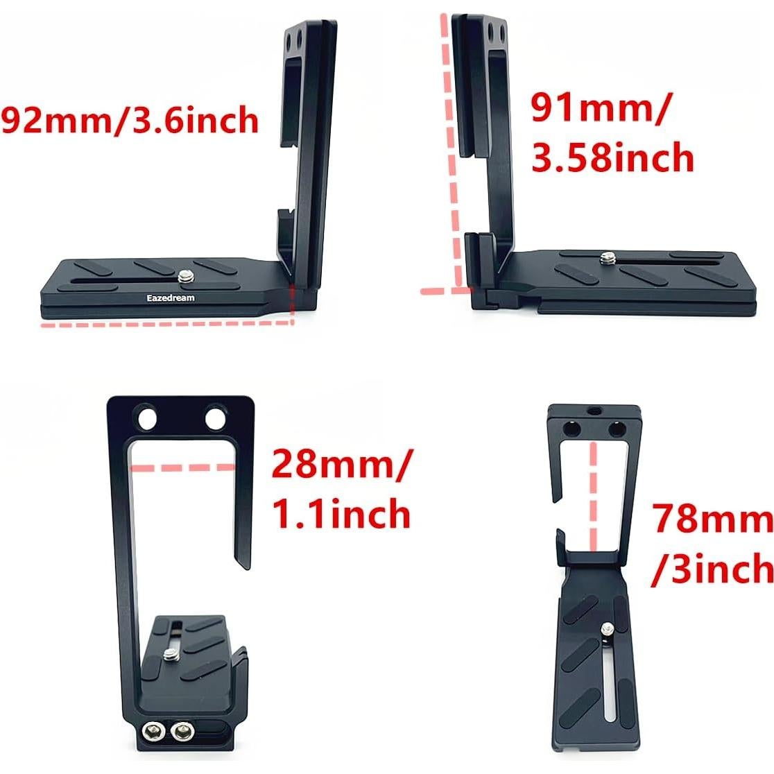 Soporte de Placa Rápida en L Eazedream para Cámara Nikon Z8