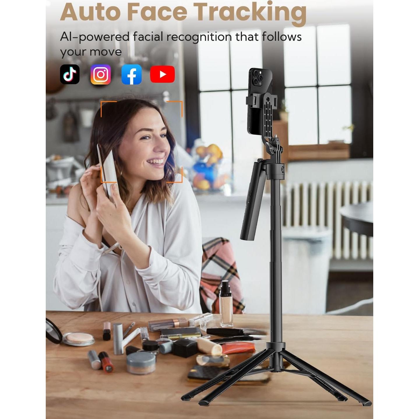 Trípode Automático USKEYVISION para Smartphone 68" Negro