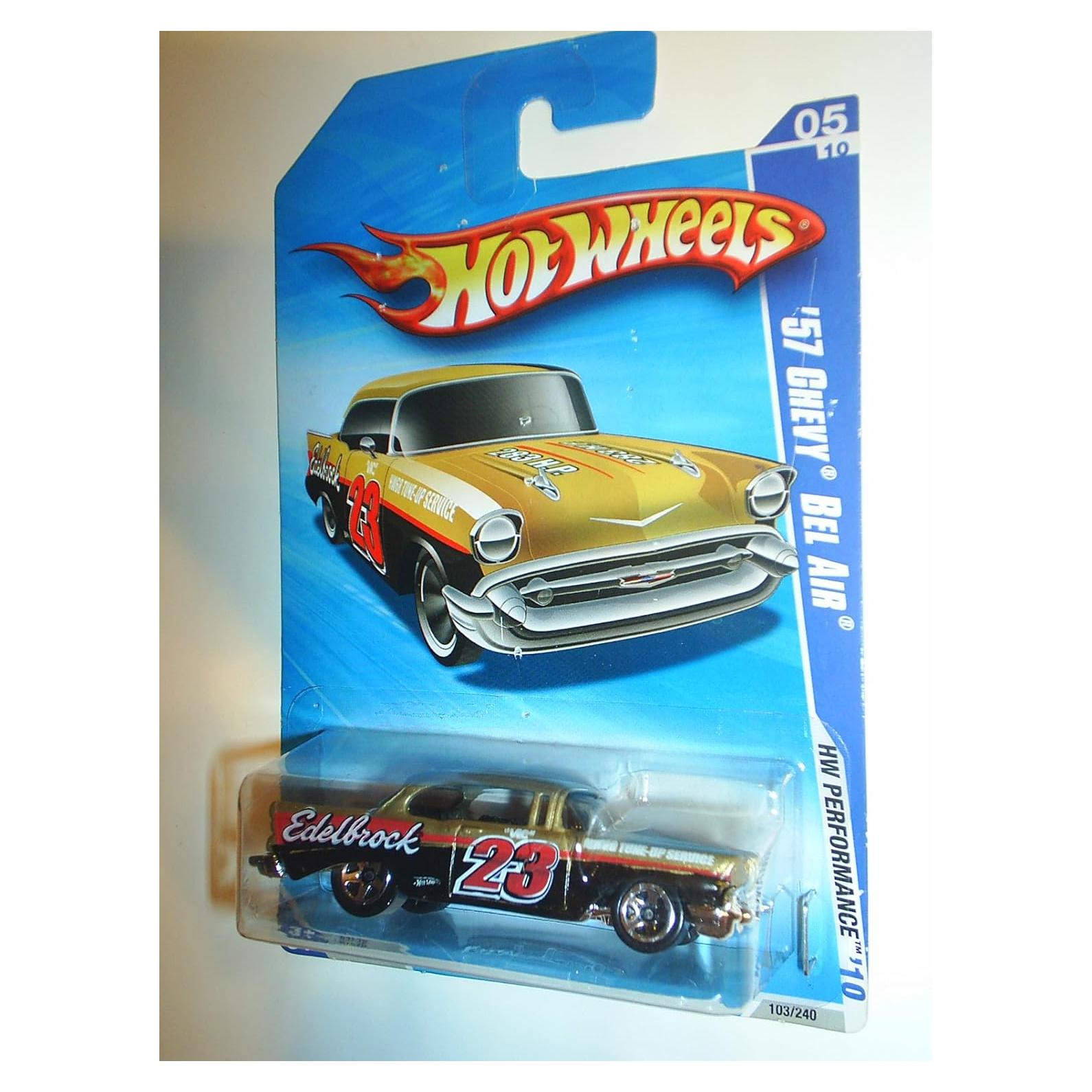 Hot Wheels 2010 Chevy Bel Air 57 Oro/Negro 05/10