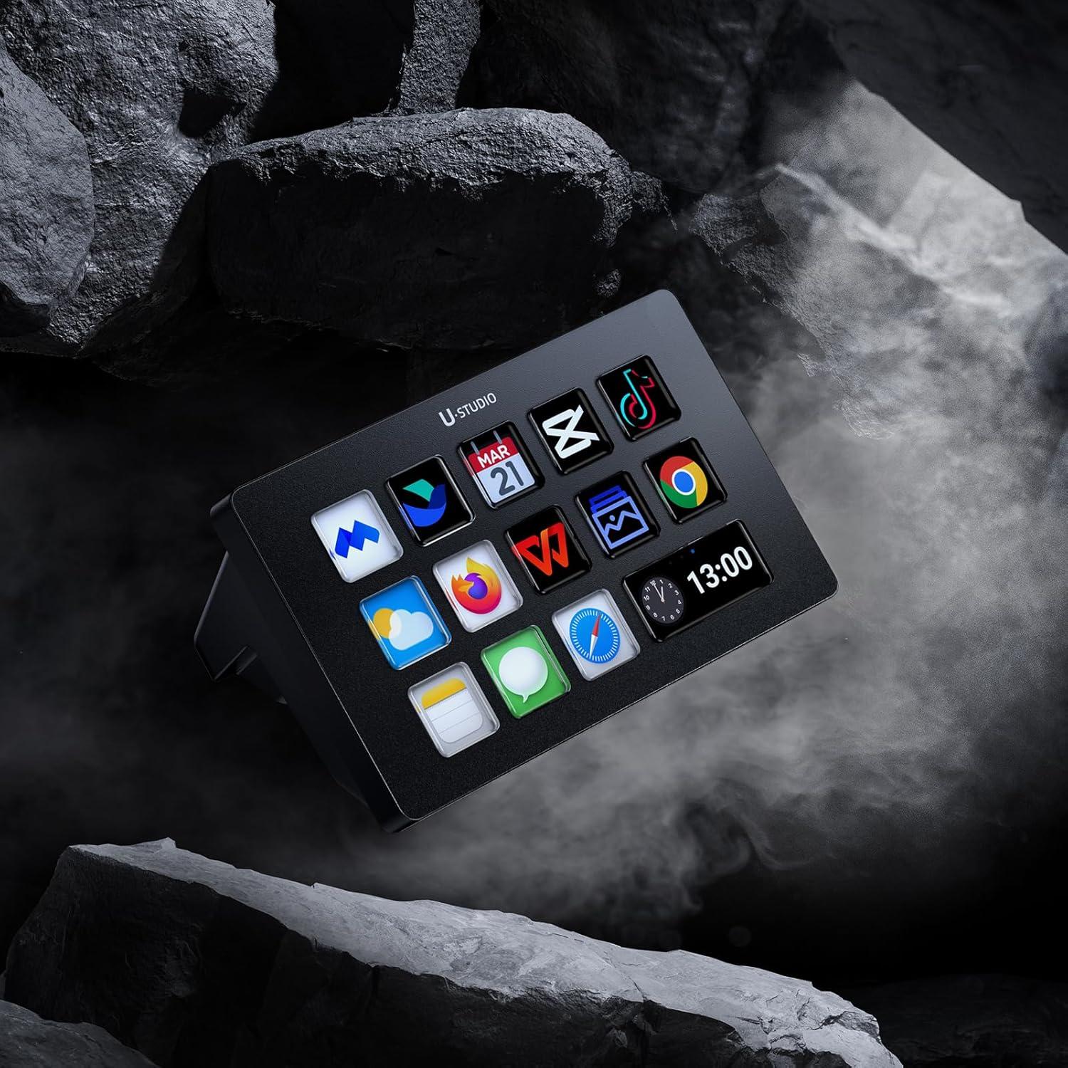 Controlador de Teclado Macro ULANZI D200, 14 Teclas LCD