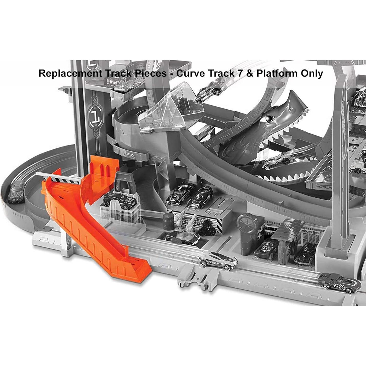 Pista Curva 7 y Plataforma Repuesto Hot Wheels FTB69