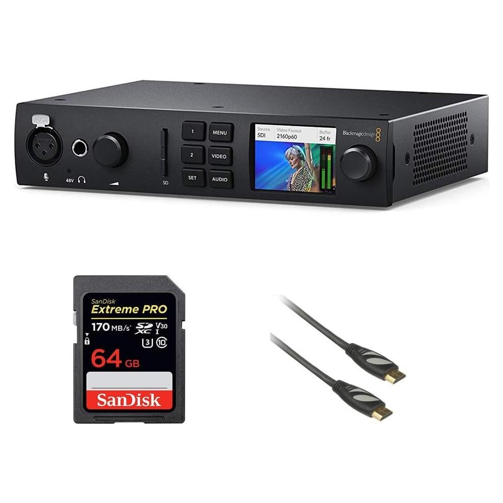 Capturadora Blackmagic Design UltraStudio 4K Mini + 64GB SD