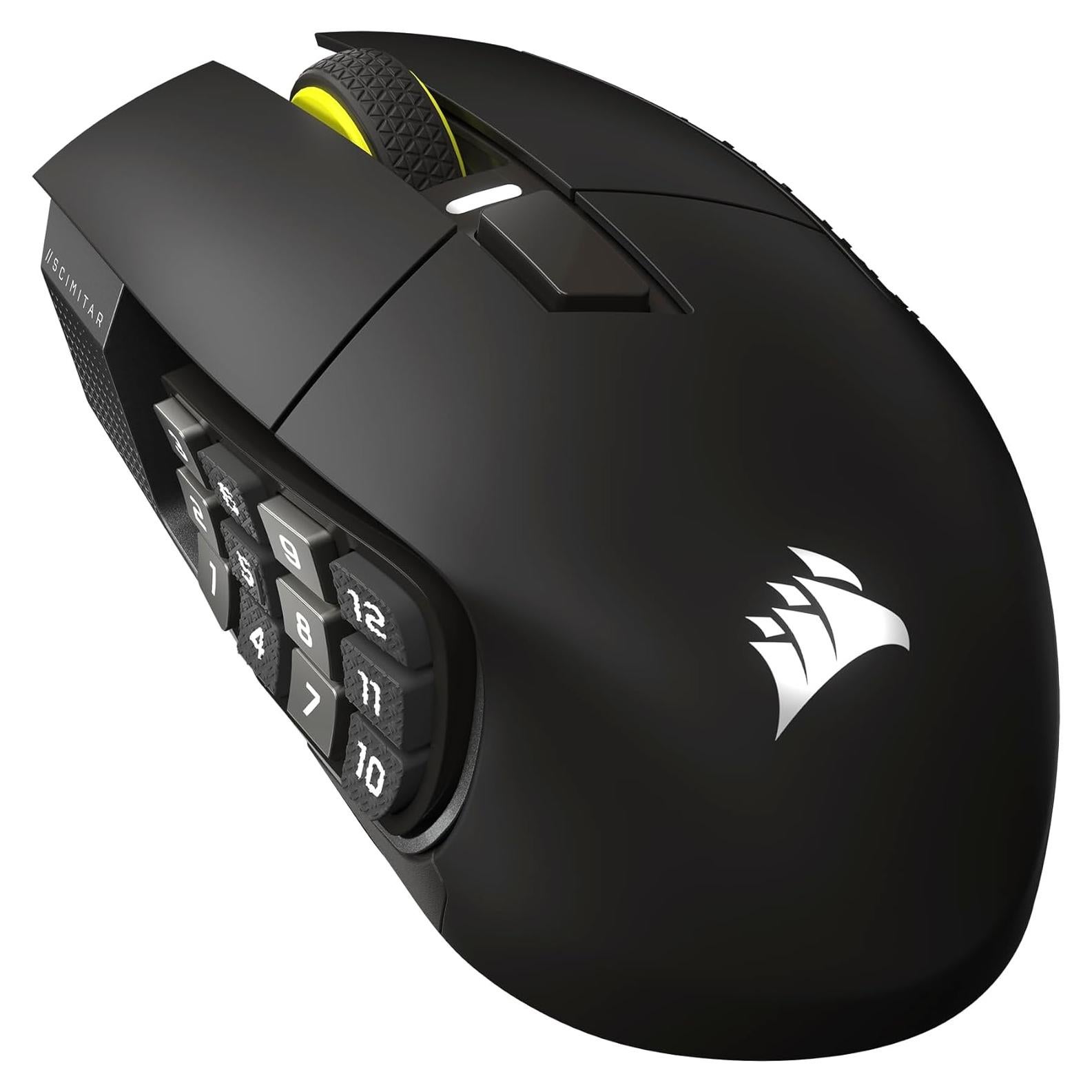 Mouse Gaming Inalámbrico Corsair Scimitar Elite SE 33K DPI