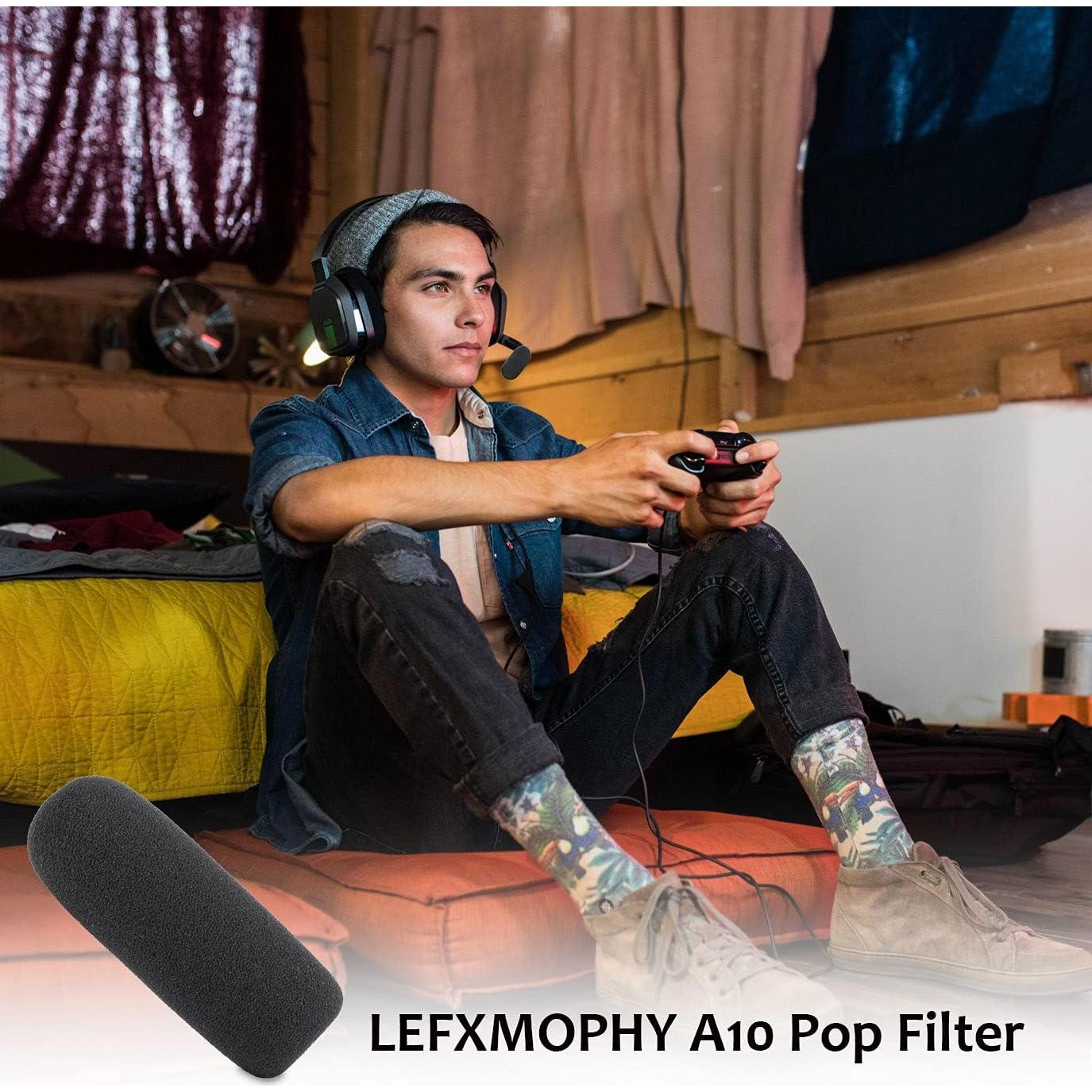 Filtro Pop de Espuma LEFXMOPHY A10 para Micrófono de Juego 3-Pack