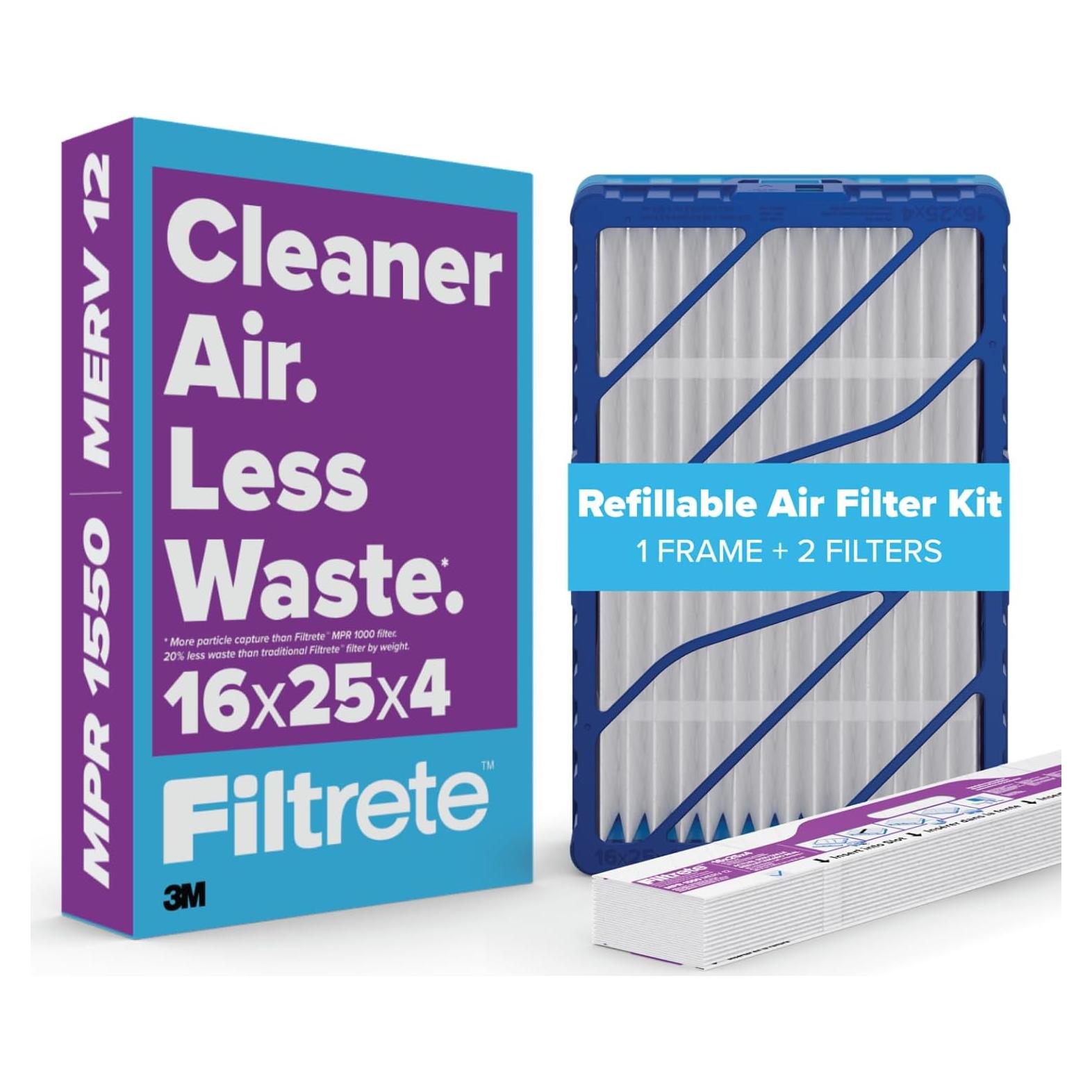 Kit de Filtro de Aire Recargable Filtrete MPR 1550 40.3x62.5 cm