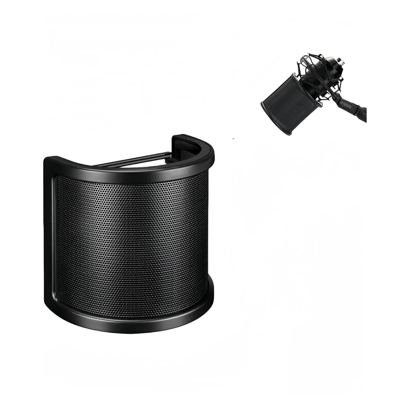 Filtro Pop Profesional para Micrófono de Mano 3 Capas