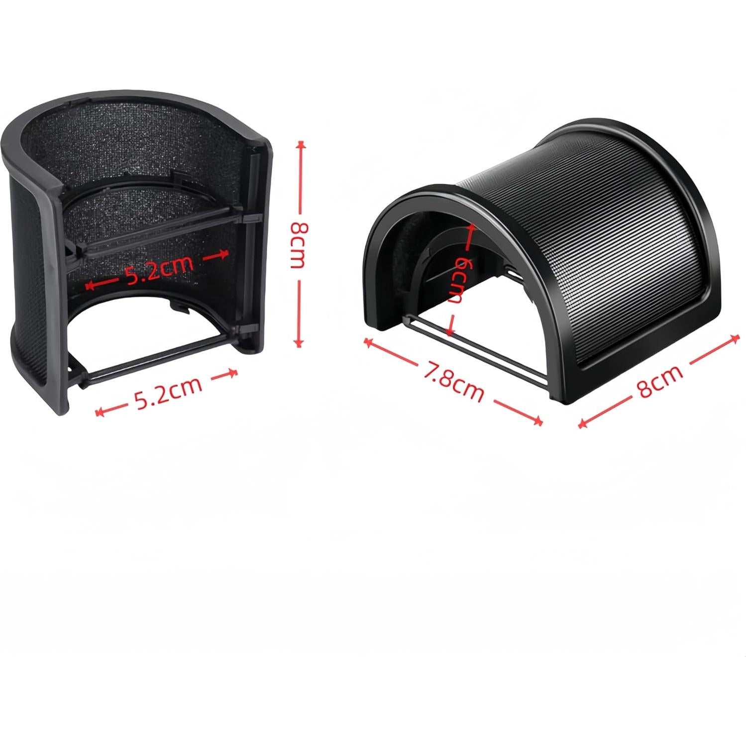 Filtro Pop Profesional para Micrófono de Mano 3 Capas