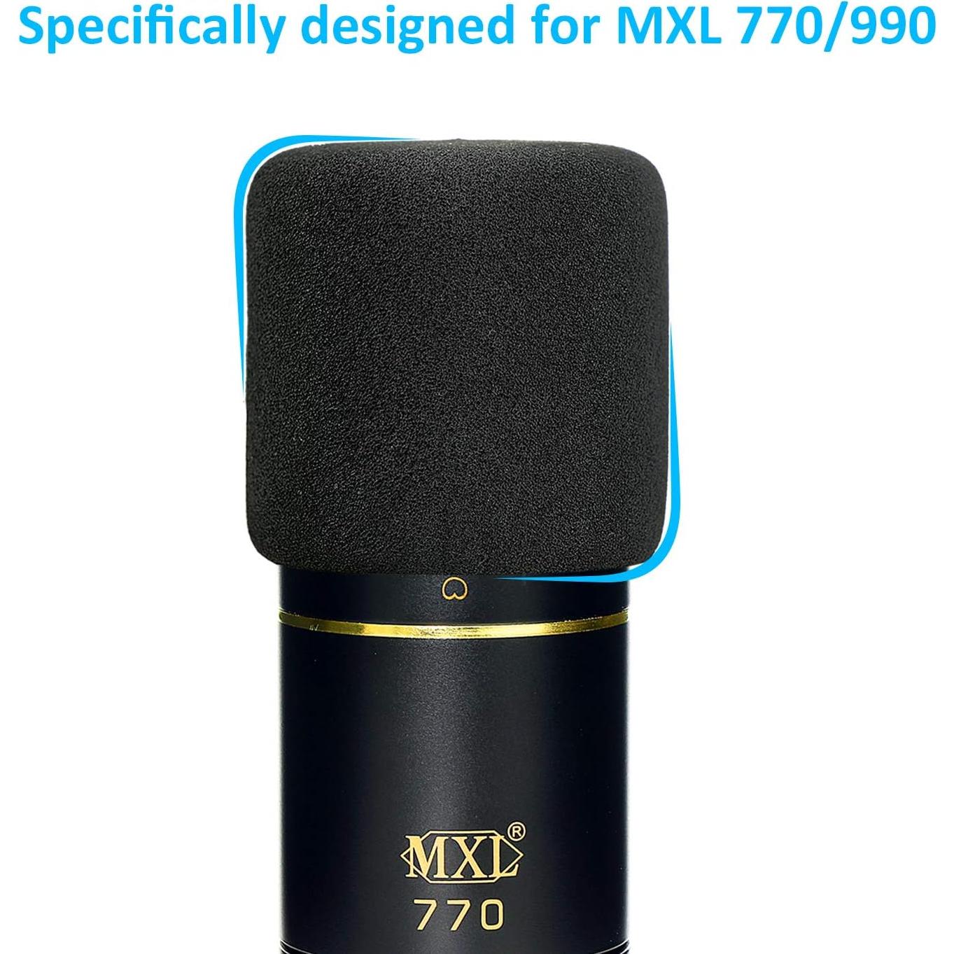 Filtro de Viento de Espuma SUNMON para Micrófono MXL 770 990