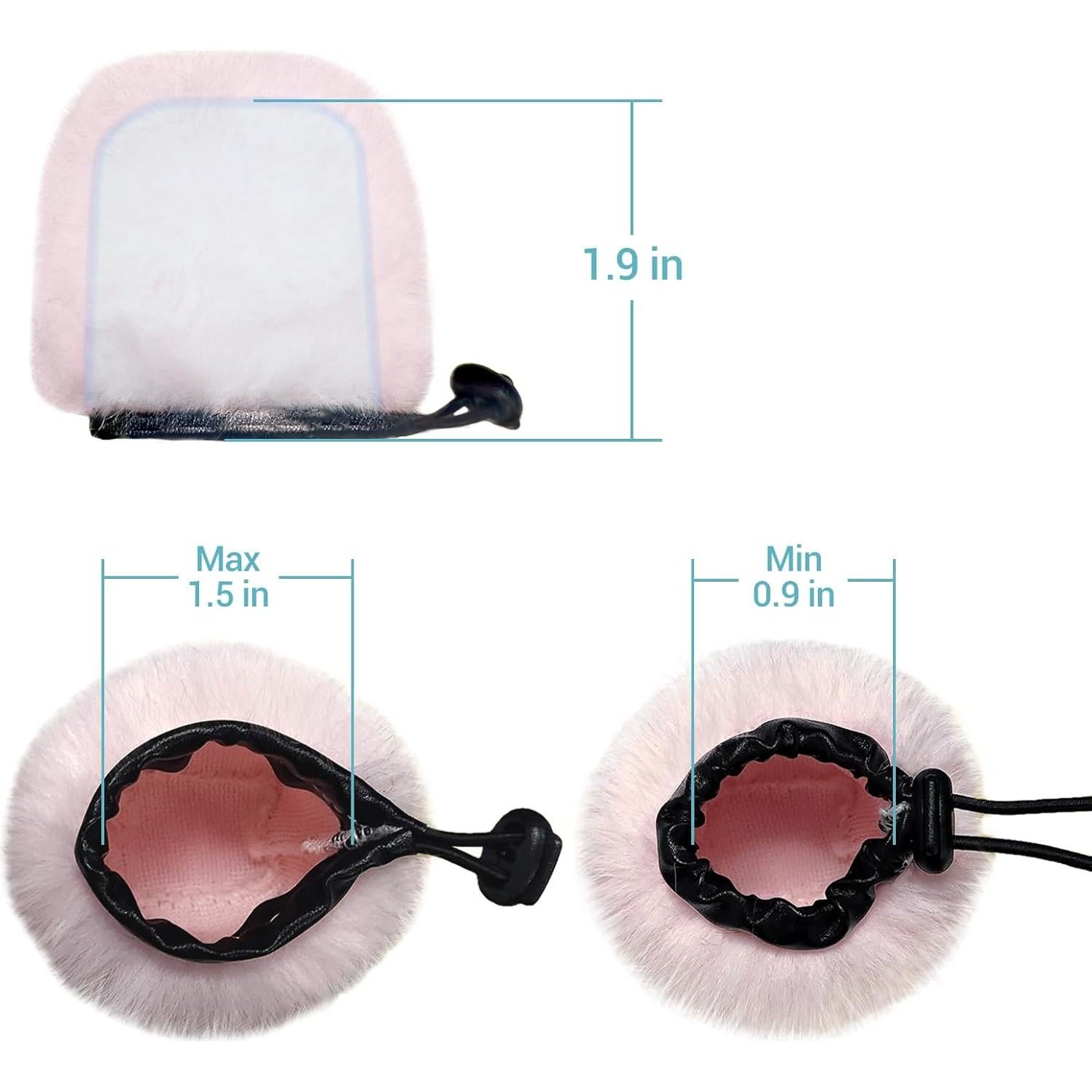 Parabrisas de Micrófono Cubilux Rosa para Apogee HypeMic