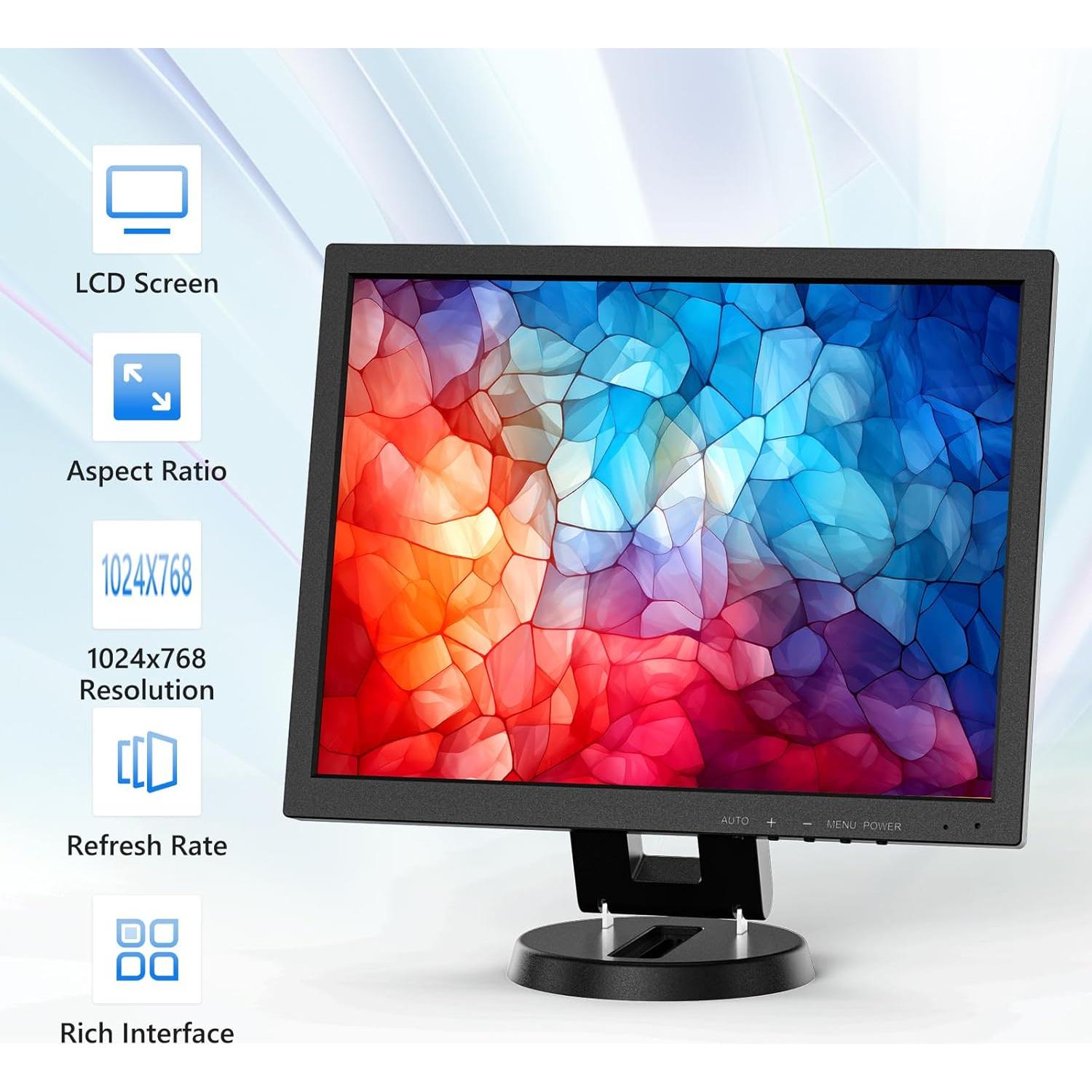 Monitor LCD 14" Eyoyo EM07D HDMI VGA 1024x768