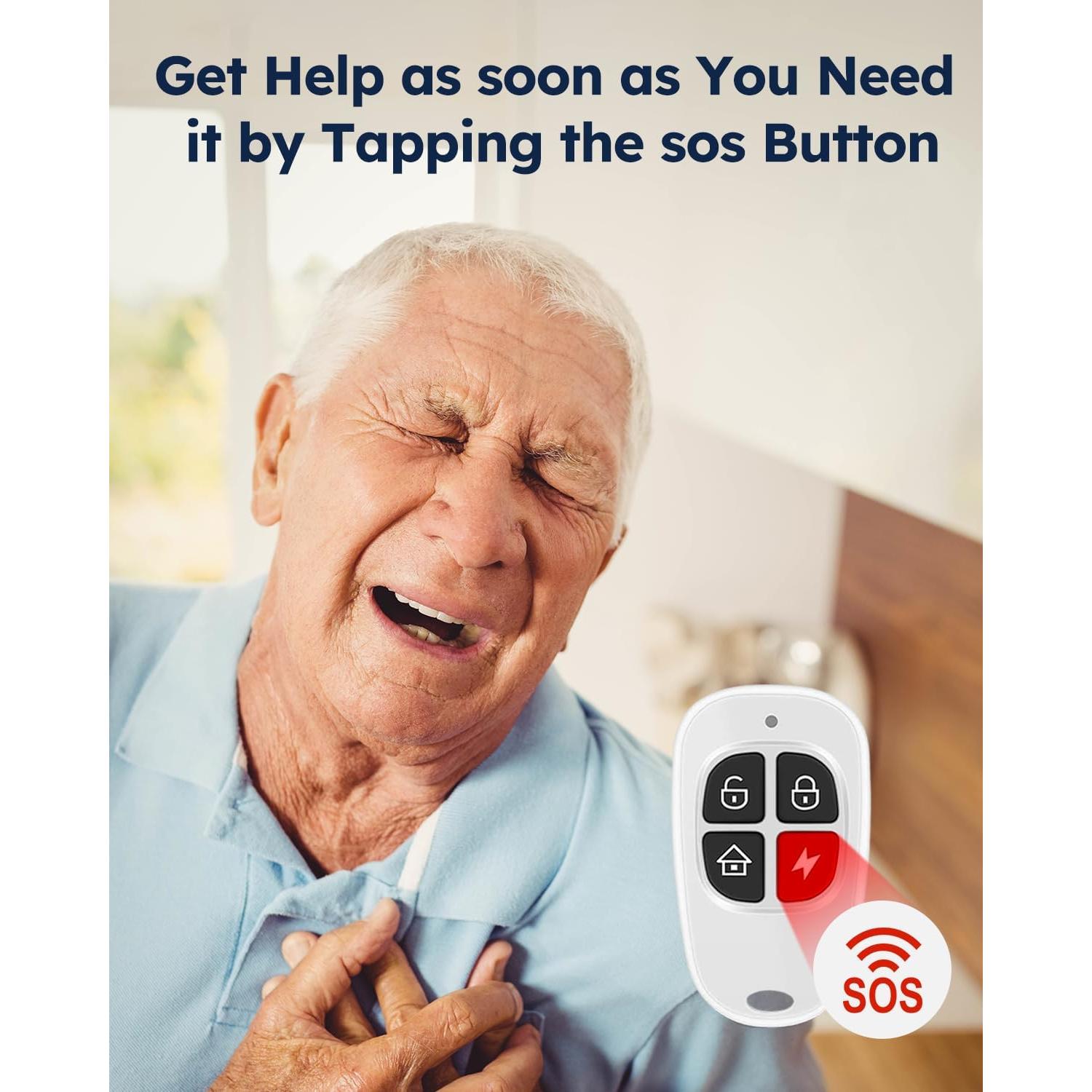 Sistema de Alarma Inalámbrico tolviviov A-15pack 15 Piezas