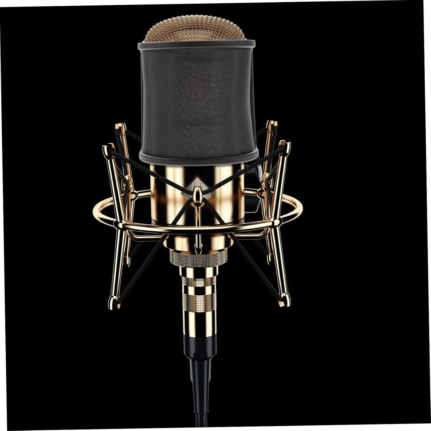 Filtro Pop Garneck Negro para Micrófono 8x7.2cm Aislante