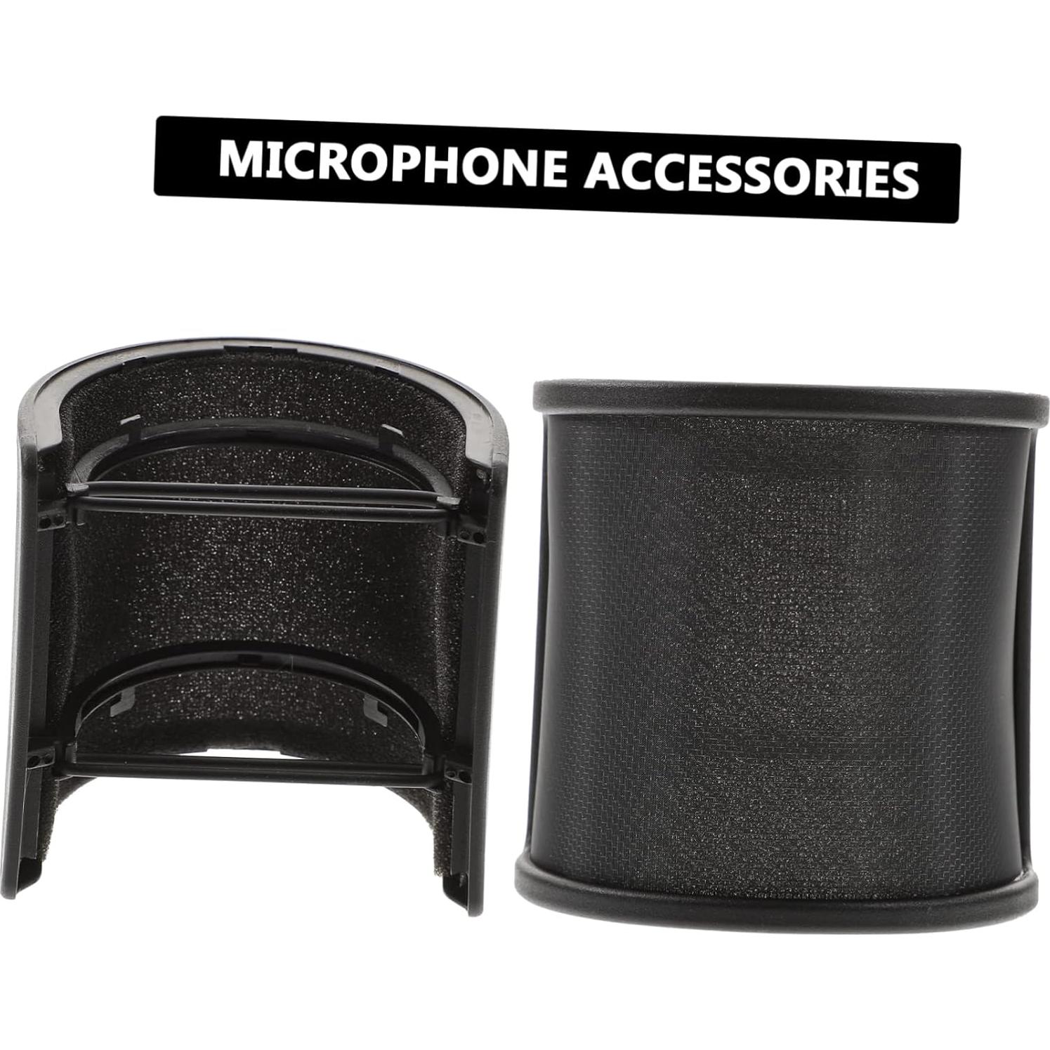 Filtro Pop Garneck Negro para Micrófono 8x7.2cm Aislante