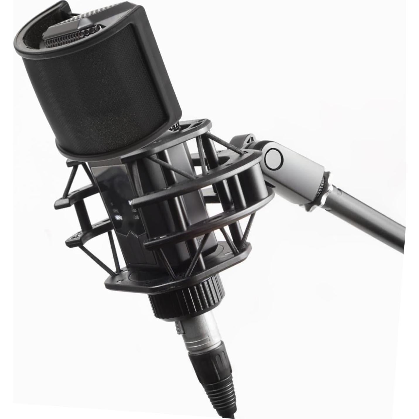 Filtro Pop Garneck Negro para Micrófono 8x7.2cm Aislante