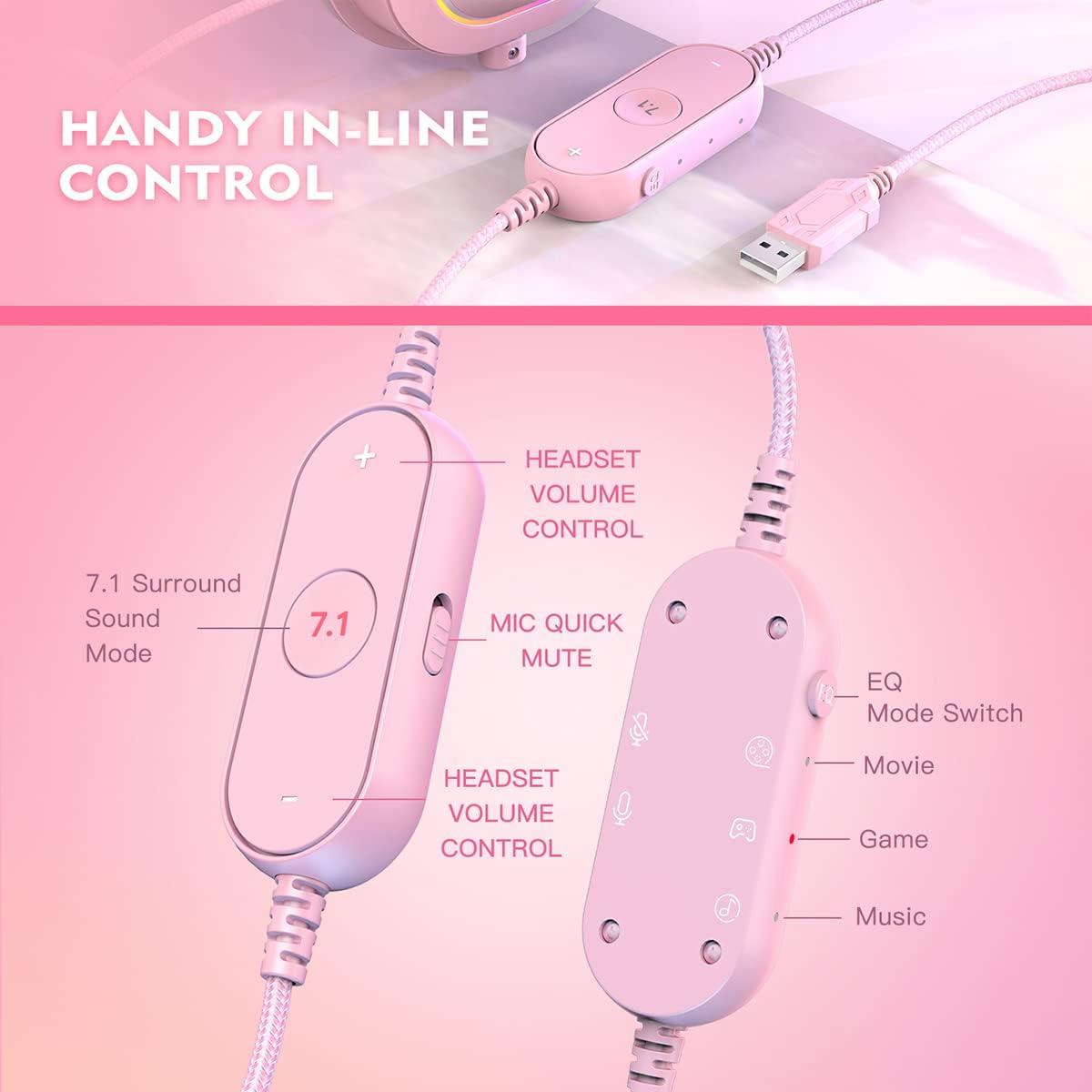 Micrófono USB FIFINE AmpliGame + Auriculares RGB 7.1