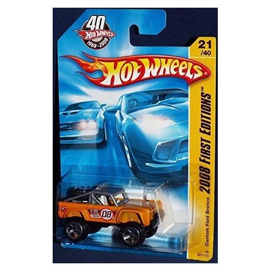 Hot Wheels Ford Bronco 2008 Amarillo 1:64 Coleccionable