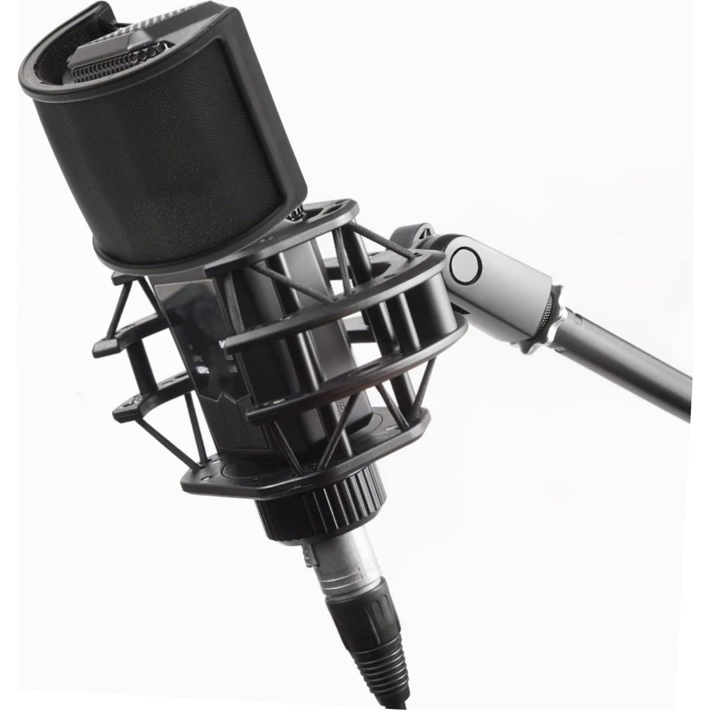 Filtro de micrófono Gadpiparty Pop Negro 8x7.2cm Antiviento