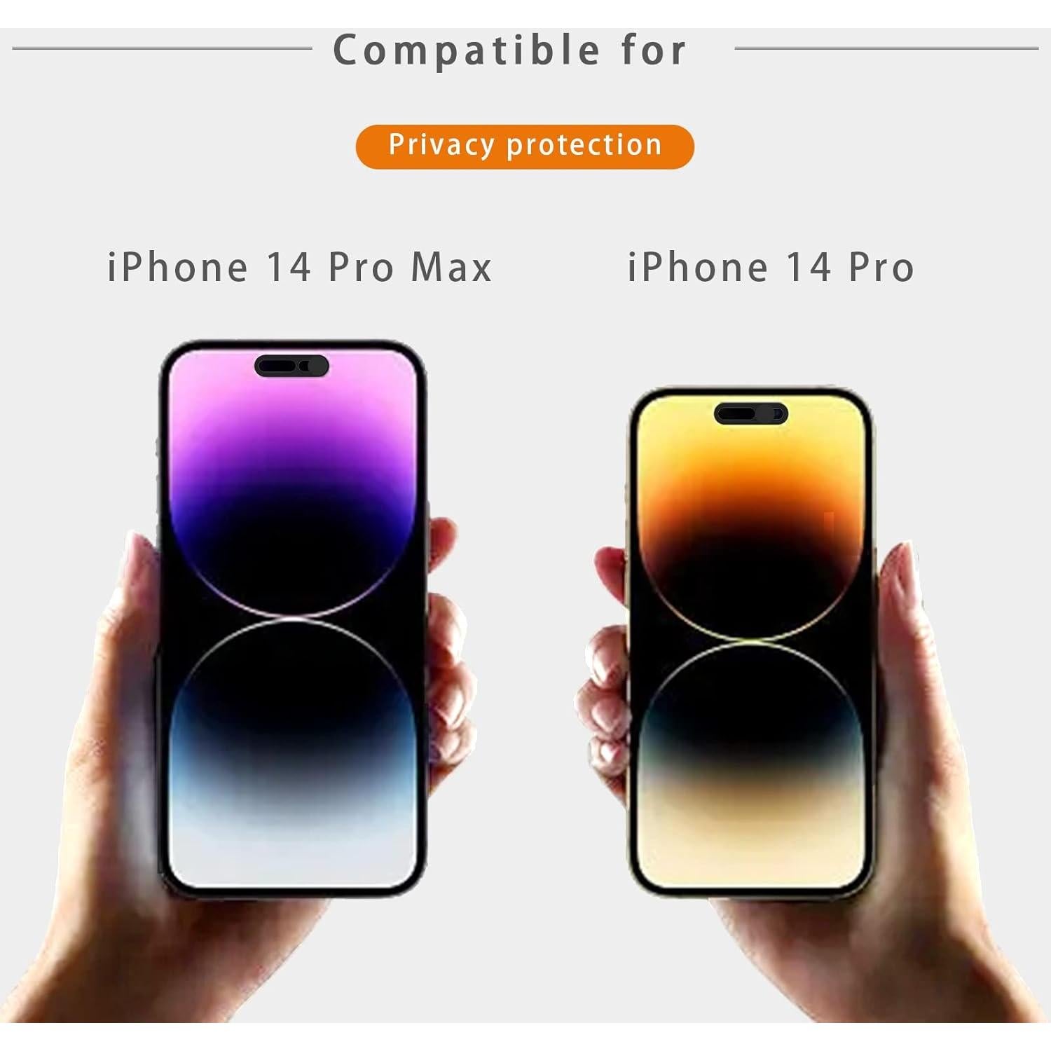 Cubierta de Cámara Frontal EYSOFT para iPhone 14/15/16 - Negro