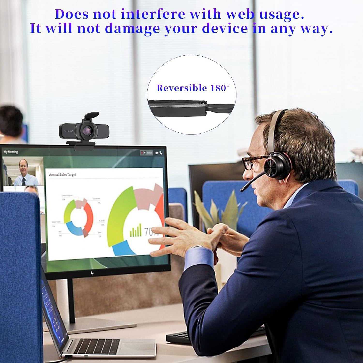 Paquete de 3 Cubiertas de Webcam Knomix - Privacidad y Protección