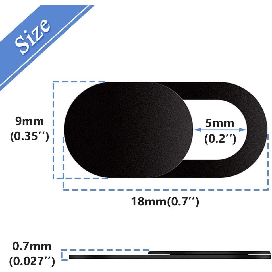 Cubierta Deslizante de Webcam Mesee 50 Piezas Ultra Delgado