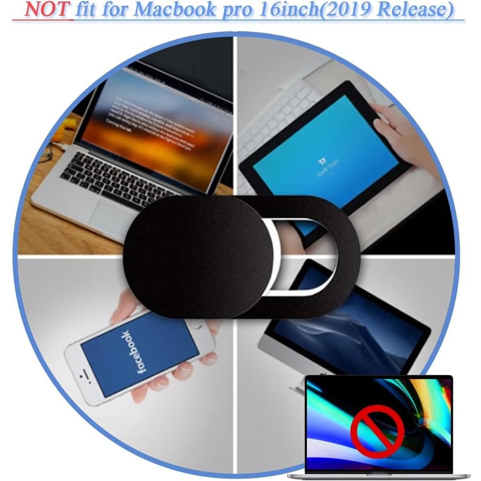 Cubierta Deslizante de Webcam Mesee 50 Piezas Ultra Delgado