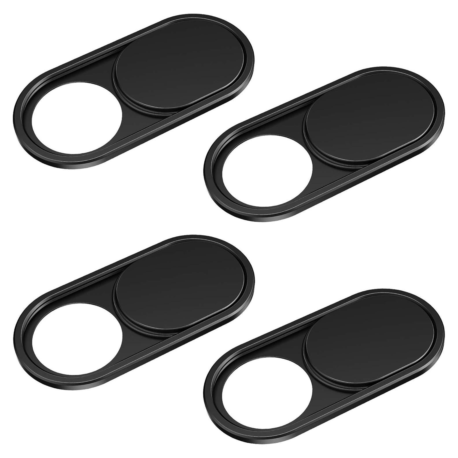 Cubierta de Webcam CloudValley Ultra Delgado 4-Pack