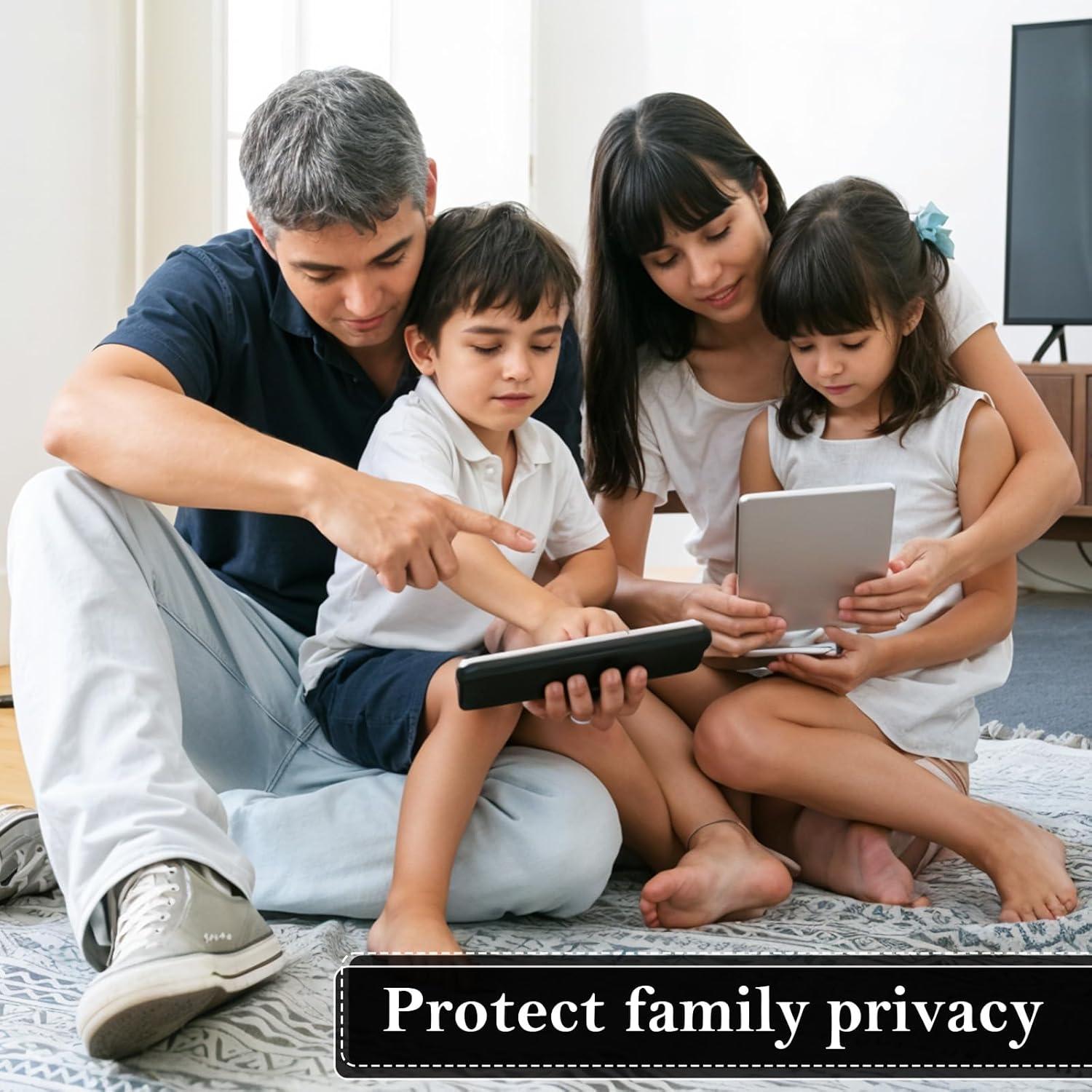 12 Piezas Cubierta de Webcam JIYIN Anti-Mirón Negra