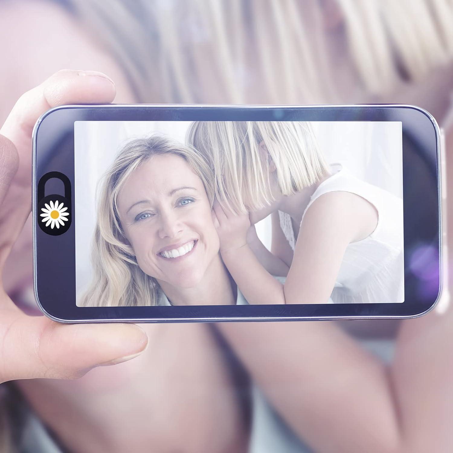 Cubierta Deslizante de Cámara IMNEXT2U Negra para Laptop y Móvil