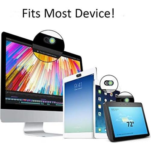 Cubierta Deslizante de Cámara IMNEXT2U Negra para Laptop y Móvil