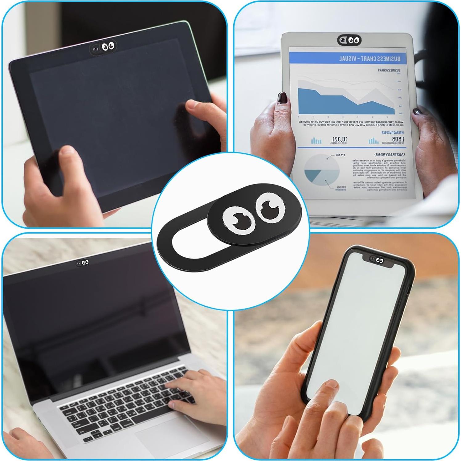 Cubierta de Webcam Deslizante AOZUO 8PCS Protección Privacidad