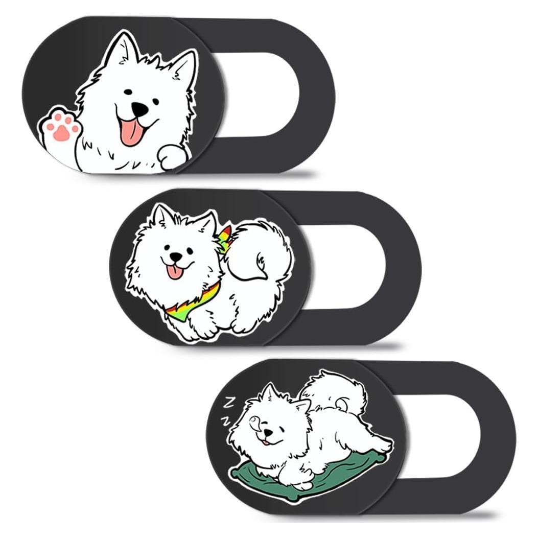 Cubierta de Cámara para Laptop DR. PANDACAT Hug-Me-Dog 3-Pack