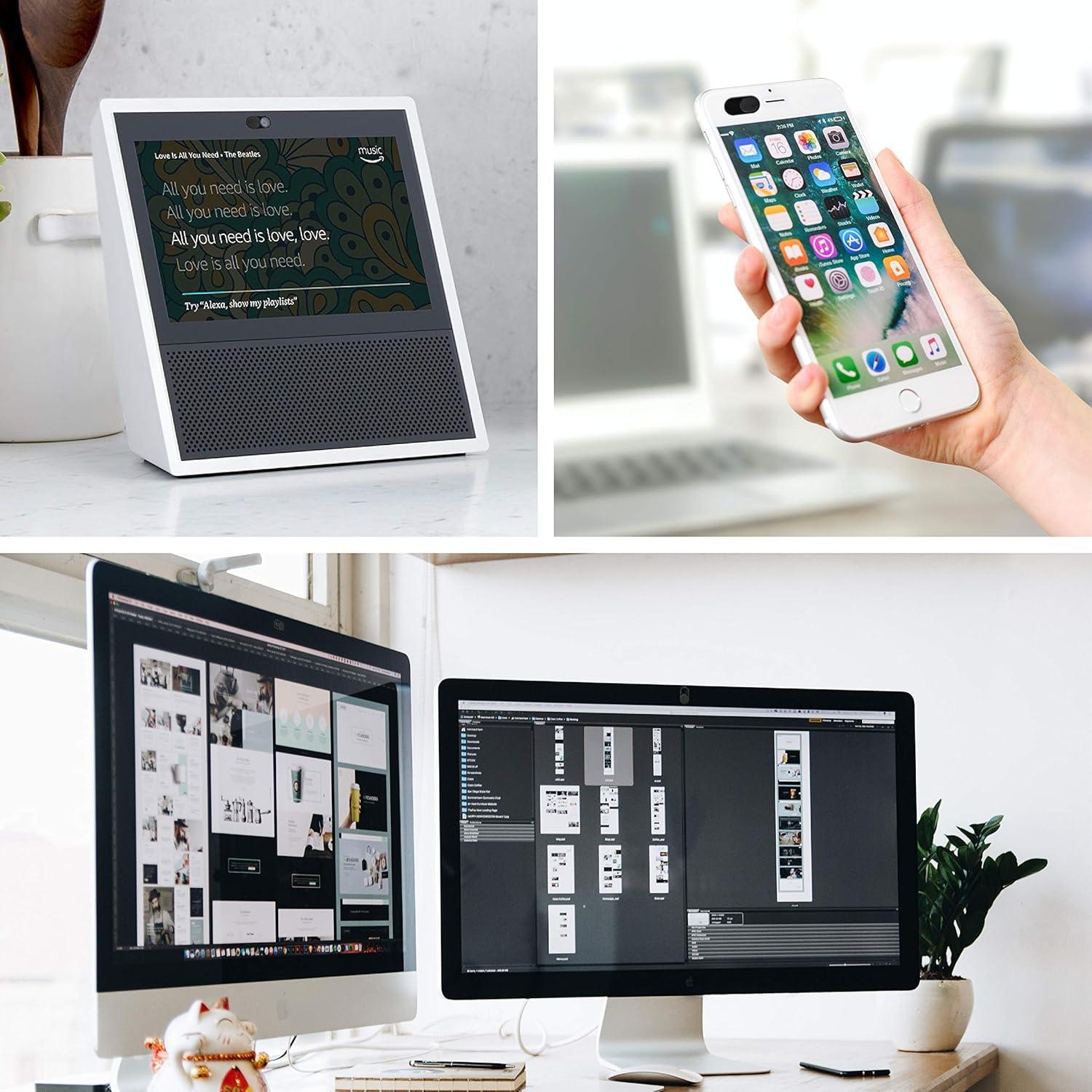 Cubierta Deslizante Webcam imluckies 3 Pack Metal 0.058 cm