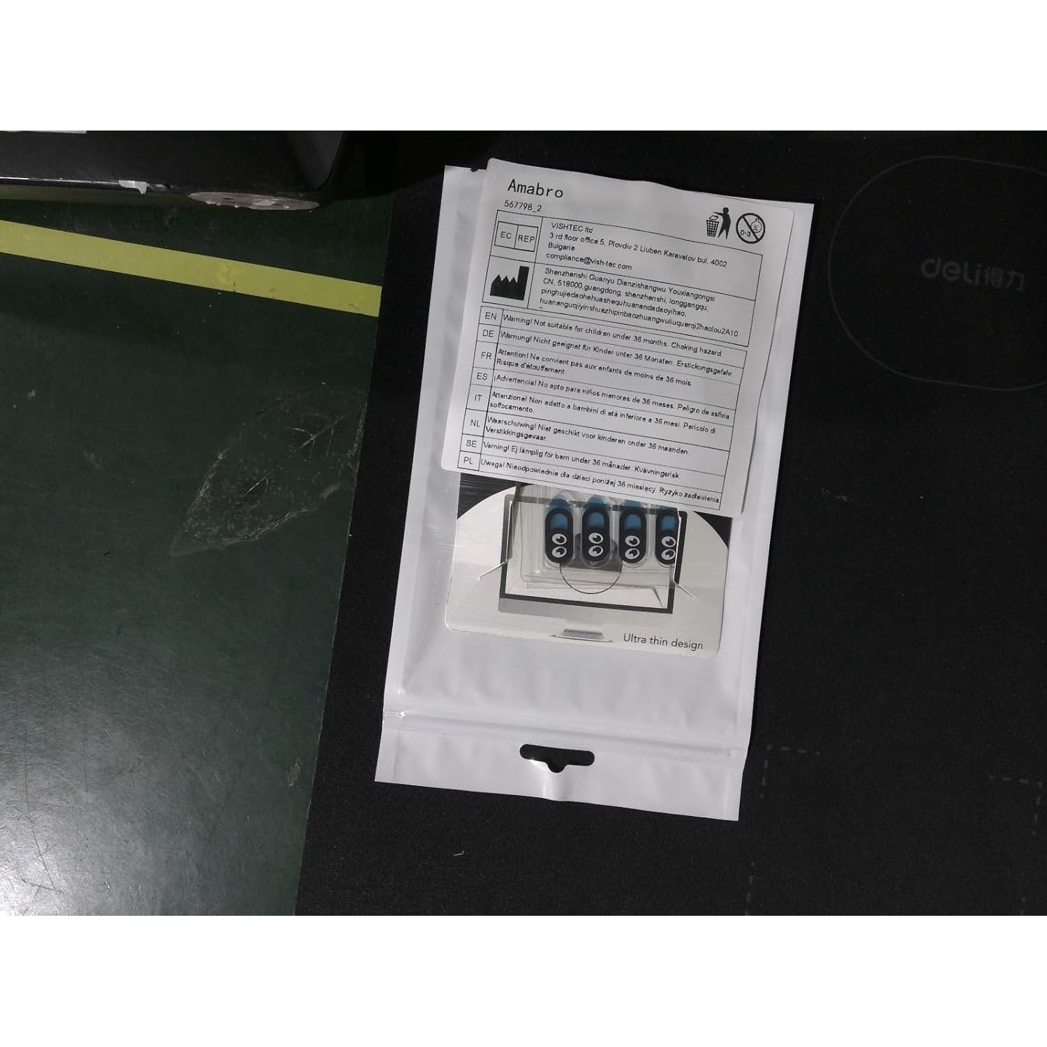 Cubierta de Cámara Web Deslizante Amabro 4PCS Ojo - Protección Privacidad