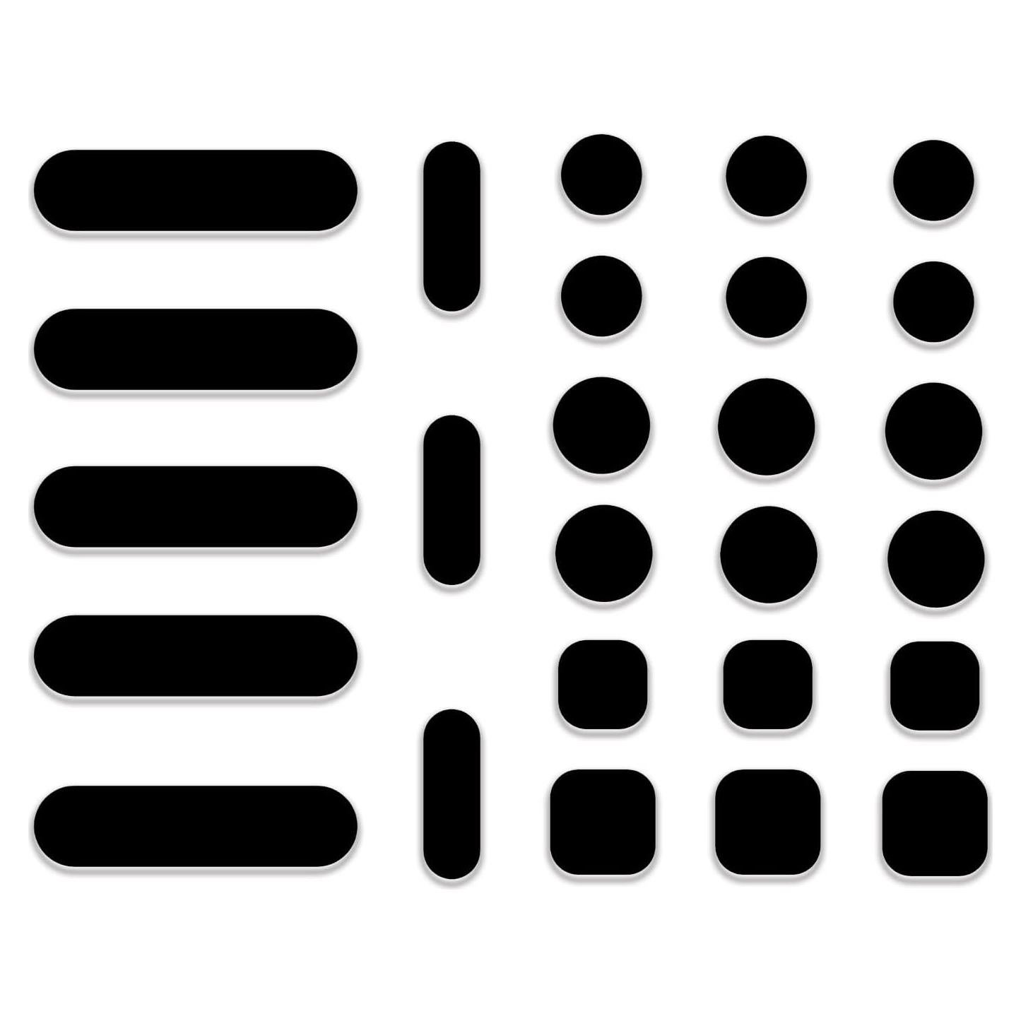 Cubiertas de Webcam APeiSi 26 Piezas Reutilizables Negro