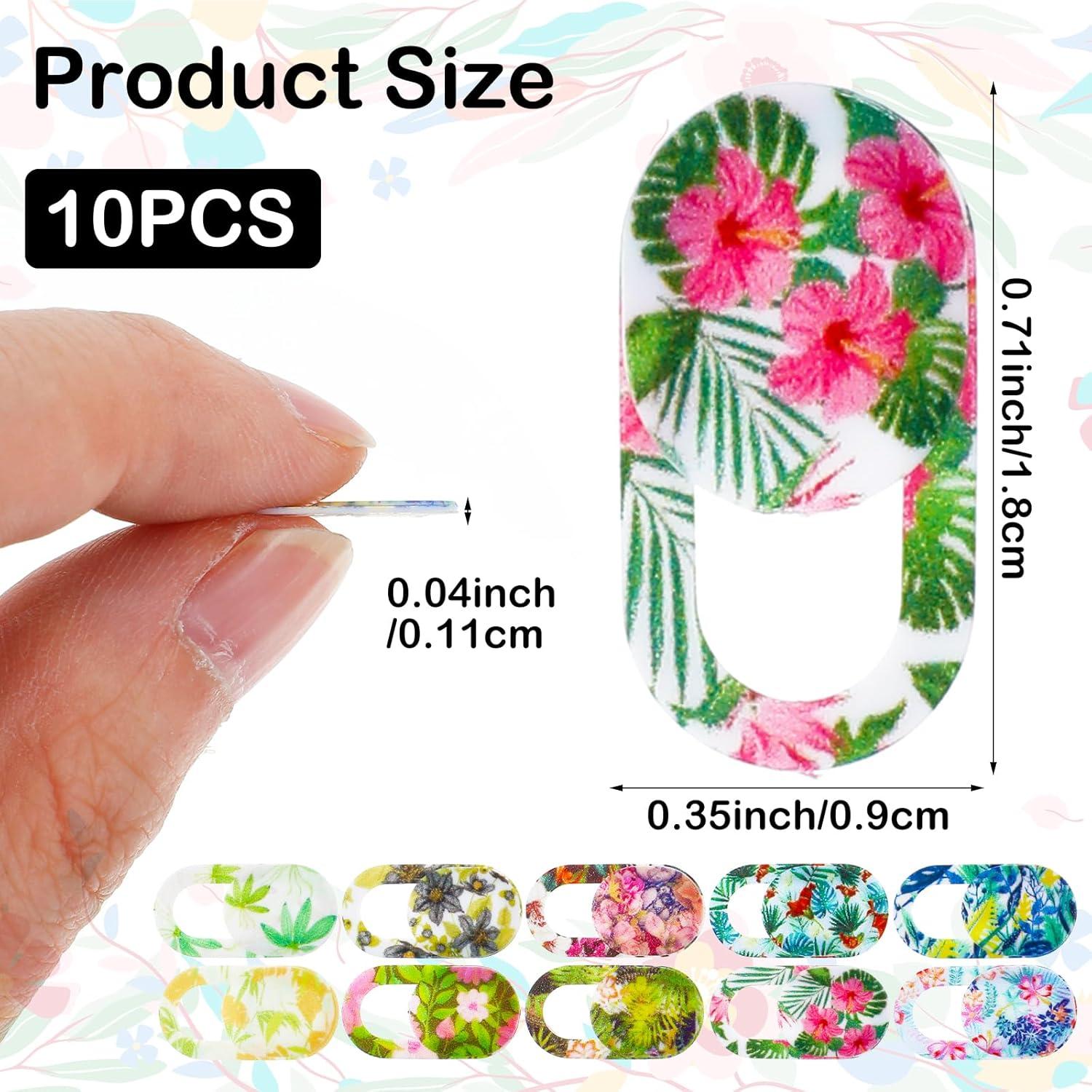 10 Pcs Cubierta de Cámara para Laptop Qianyu Ultra Delgado