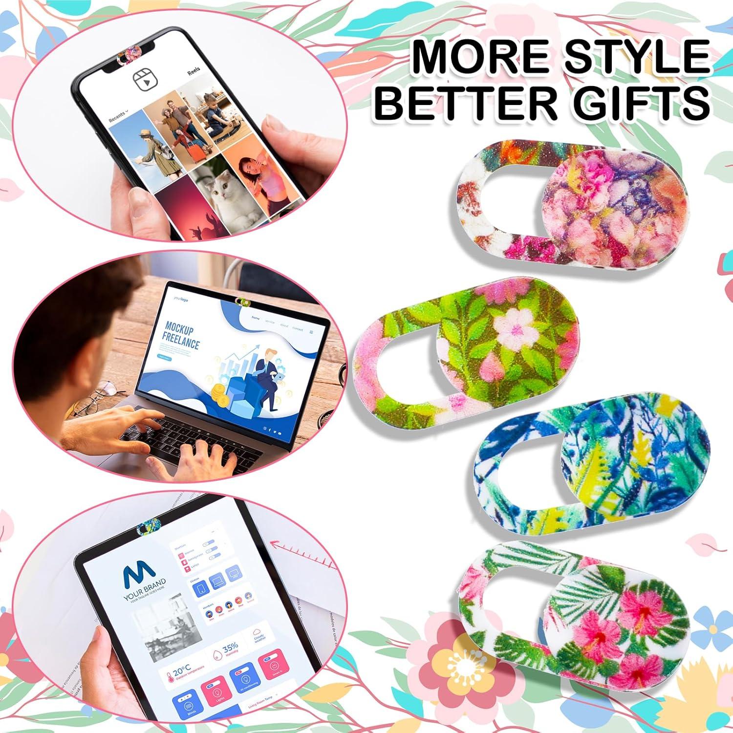 10 Pcs Cubierta de Cámara para Laptop Qianyu Ultra Delgado