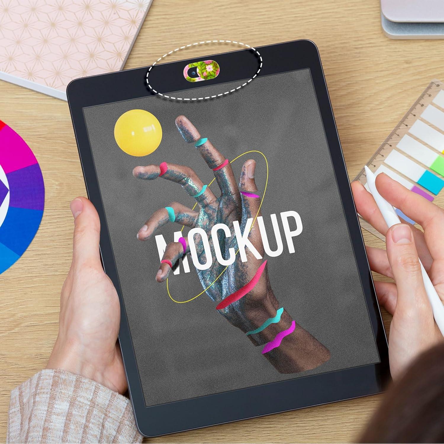 10 Pcs Cubierta de Cámara para Laptop Qianyu Ultra Delgado