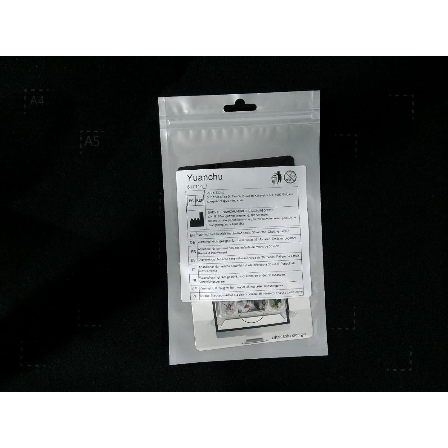 Cubierta de Webcam 8PCS Yuanchu Patrón Floral 0.08cm