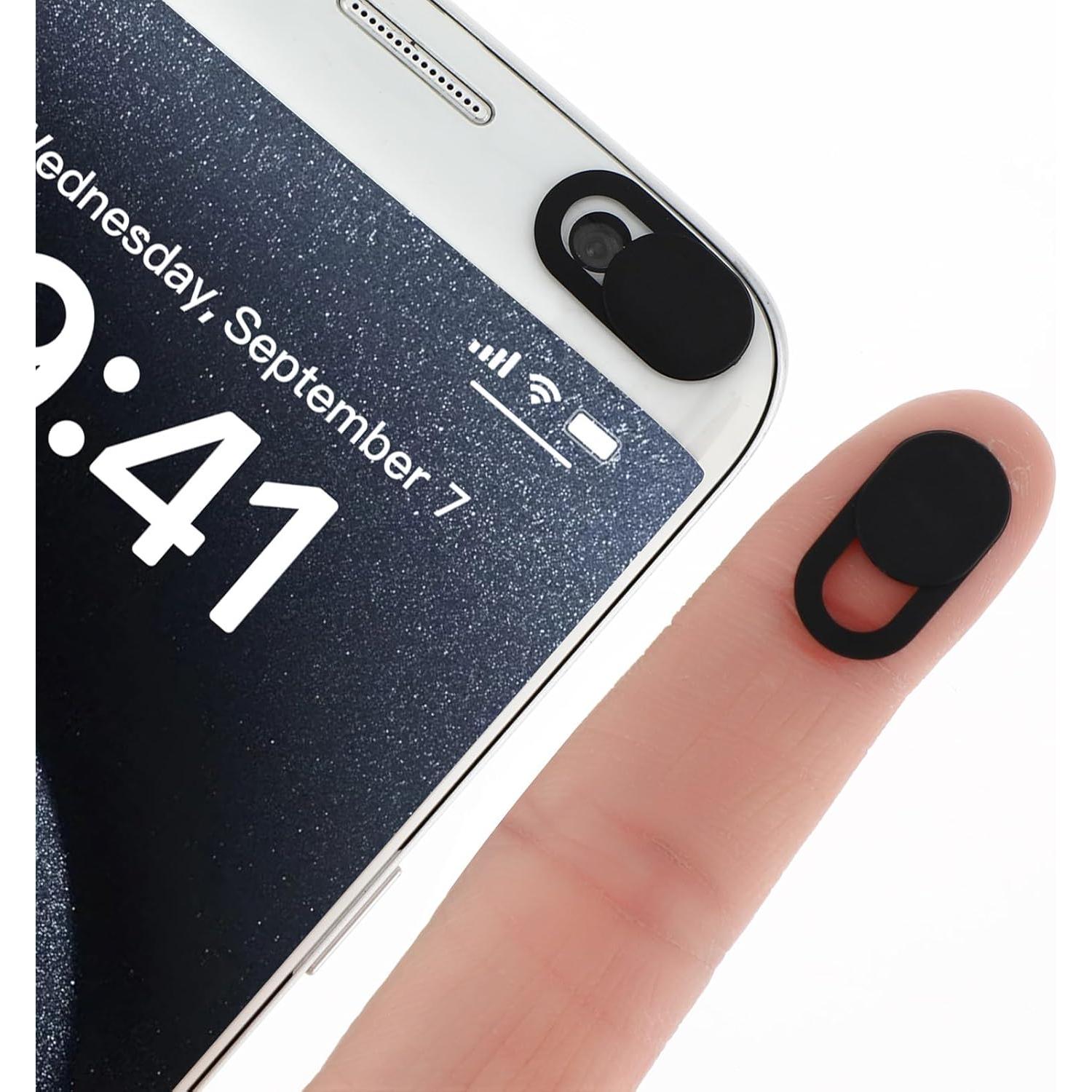 24 Pcs Cubierta de Webcam HJZHII Ultra Fina 1.8x0.9cm