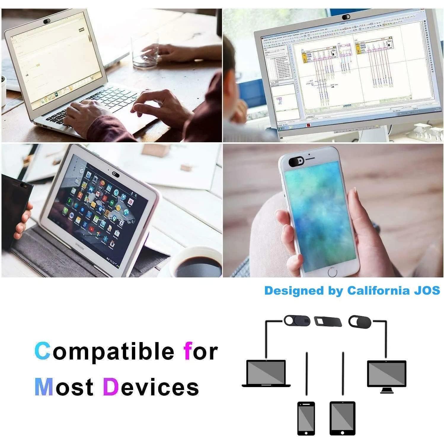 Cubierta de Webcam Deslizante 12 PCS California JOS - Privacidad