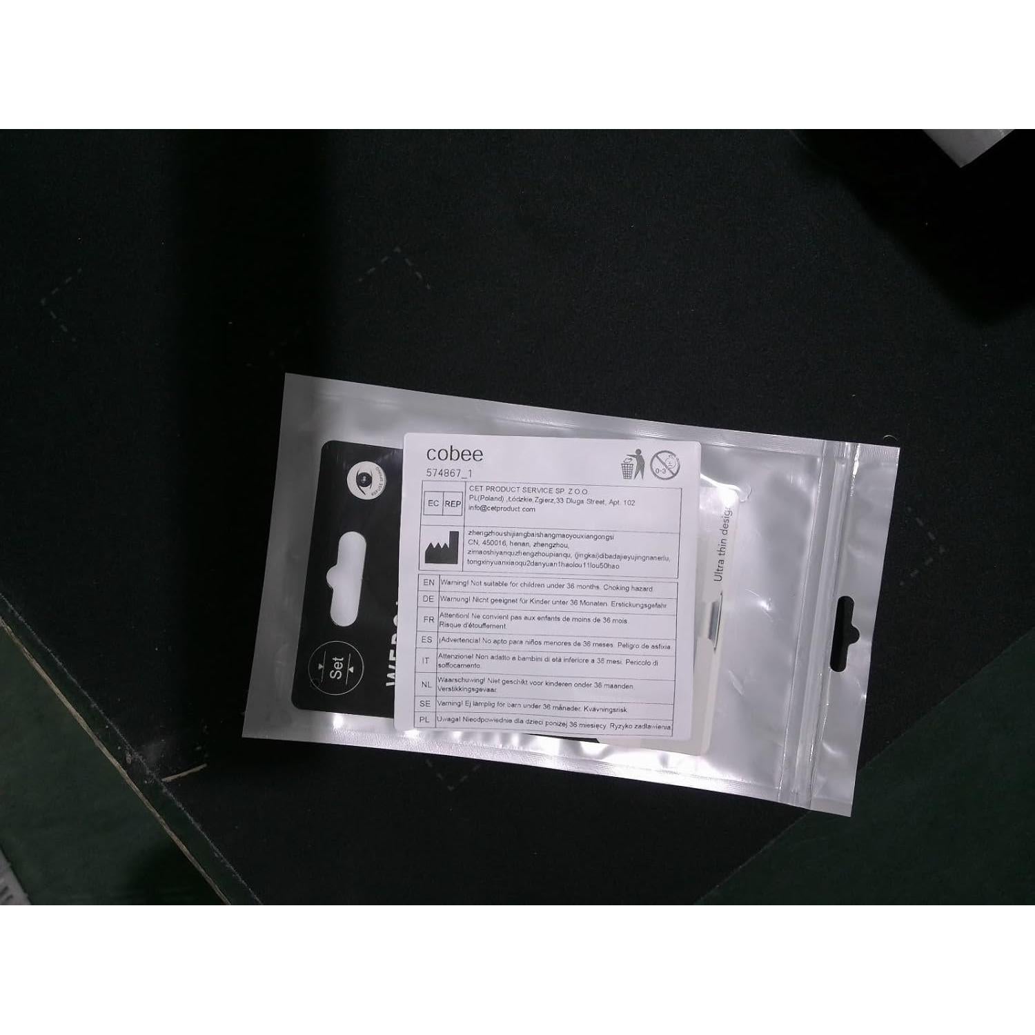 Cobee 8PCS Cubierta de Cámara Laptop Cielo Estrellado 1.8x0.9cm