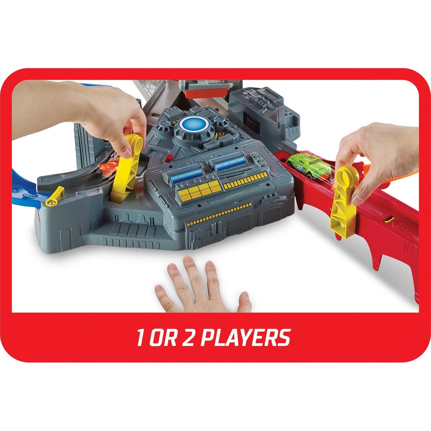 Juego de Pista Hot Wheels Spin Storm con Impulsor Motorizado