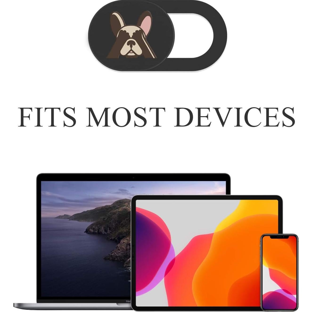 Cubierta de Webcam Deslizante MPD - Protección Privacidad 3 Unidades